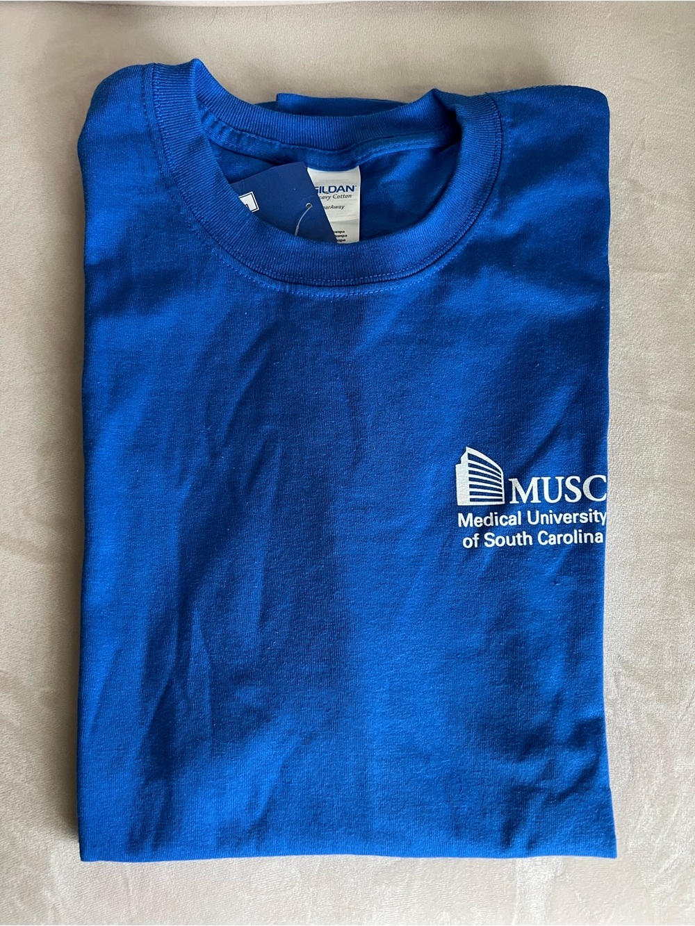 Gildan Blue MUSC Medical University of South Carolina Logo T-Shirt - Adult XL - Picture 6 of 7